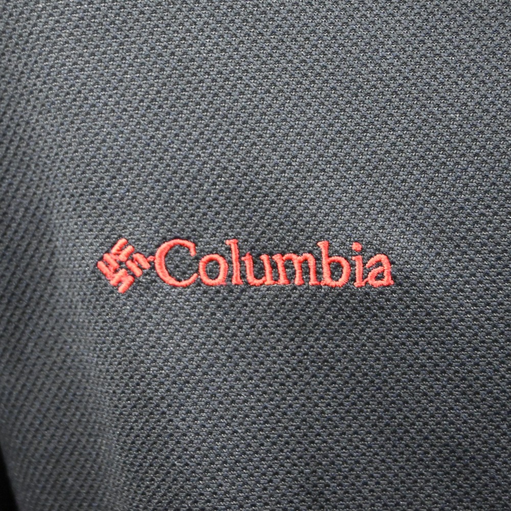 Columbia Polo Mens Large Black Georgia Bulldogs PFG Vented Performance Fishing - Picture 5 of 16